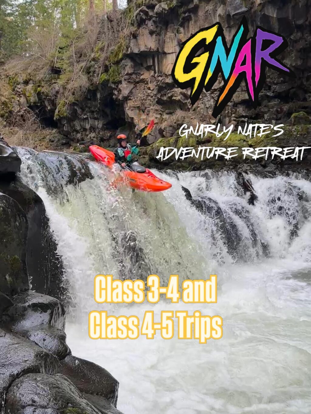 Ready for the best whitewater trip of your life?! This is it! All-inclusive, week-long trips based in White Salmon, WA. We’re booking Spring 2027 trips now. DM for details! #gnarlynatesadventureretreat #whitewaterkayaking #gorgelife #beatering #columbiagorge